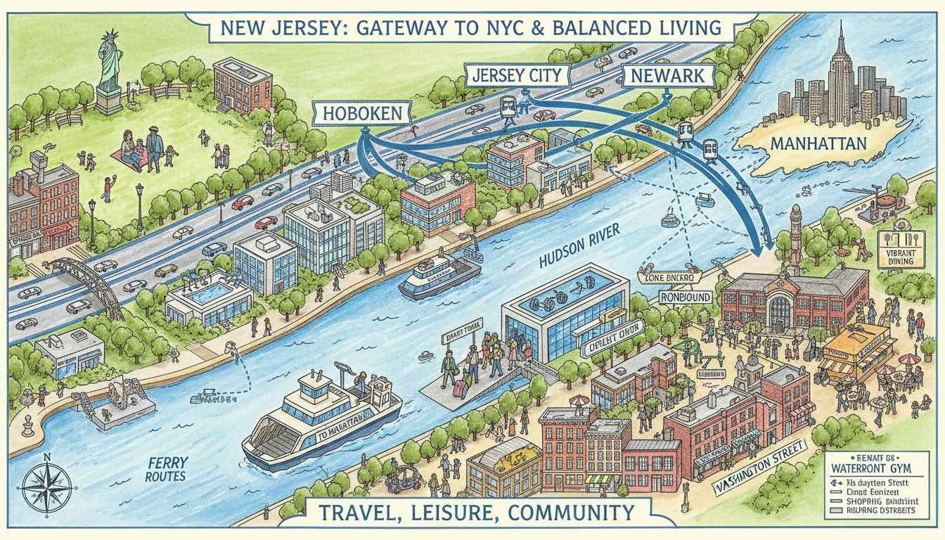 best place to stay in nj to visit nyc