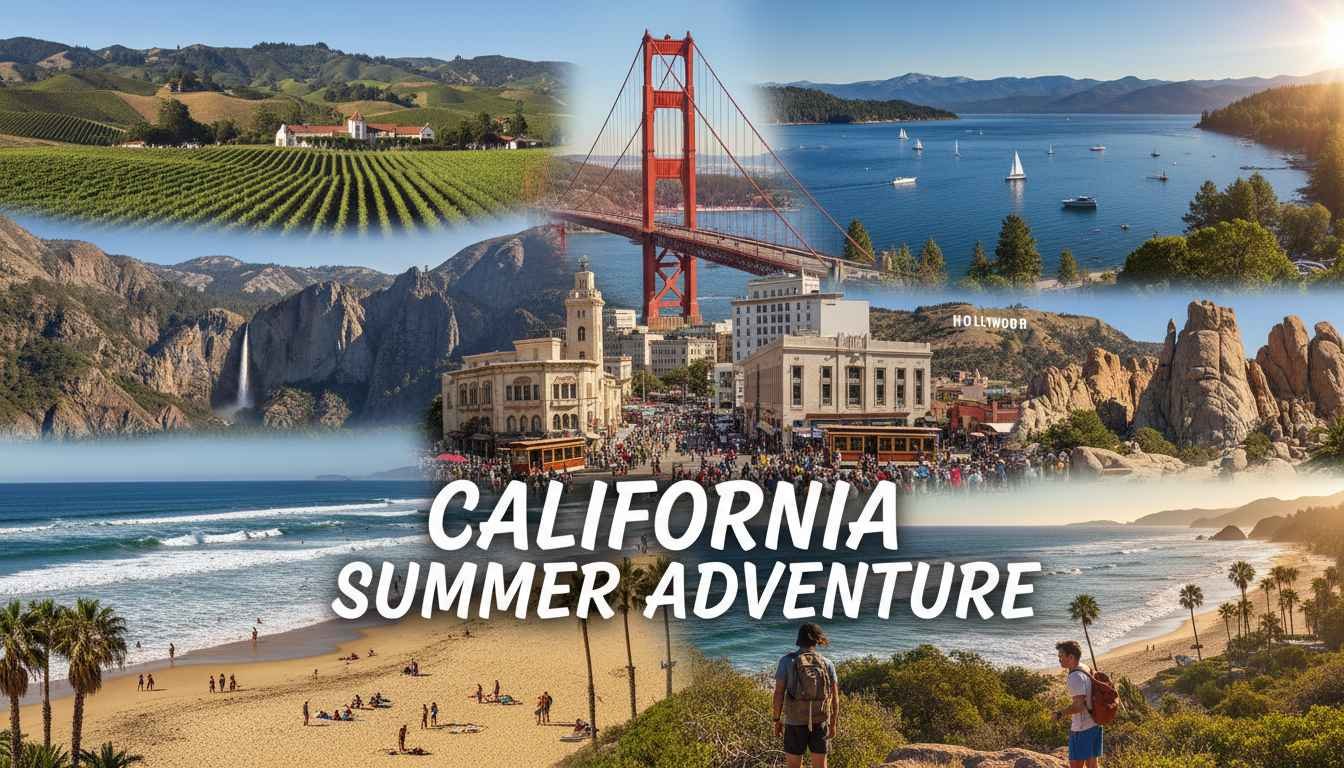 places to visit in the summer in california