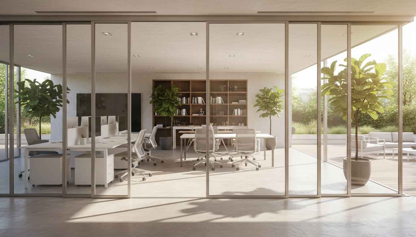 advantages of sliding door for business