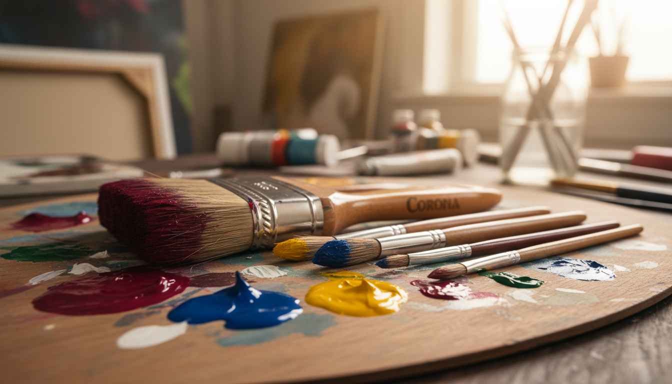 corona paint brushes