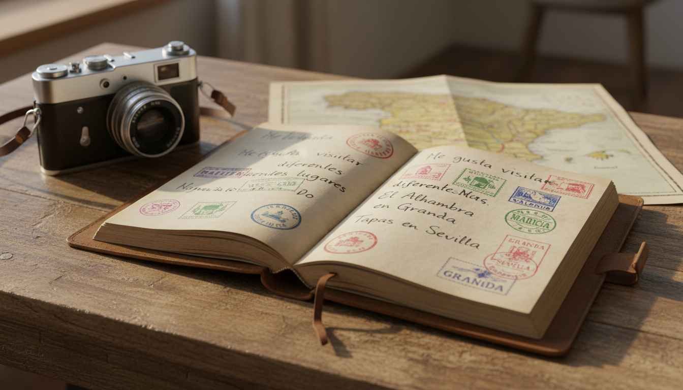 i like visiting different places in spanish duolingo