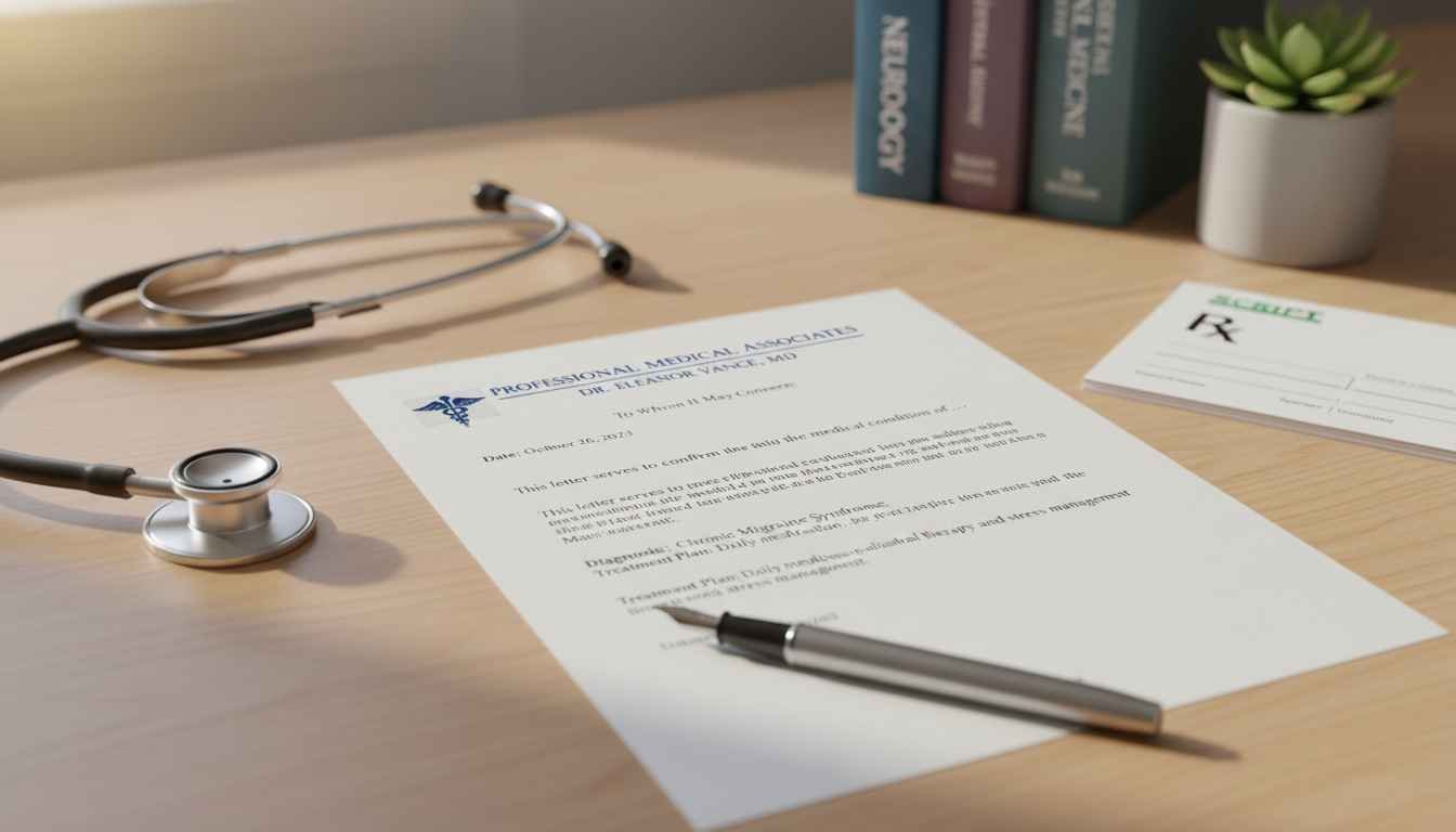 medical condition letter from doctor