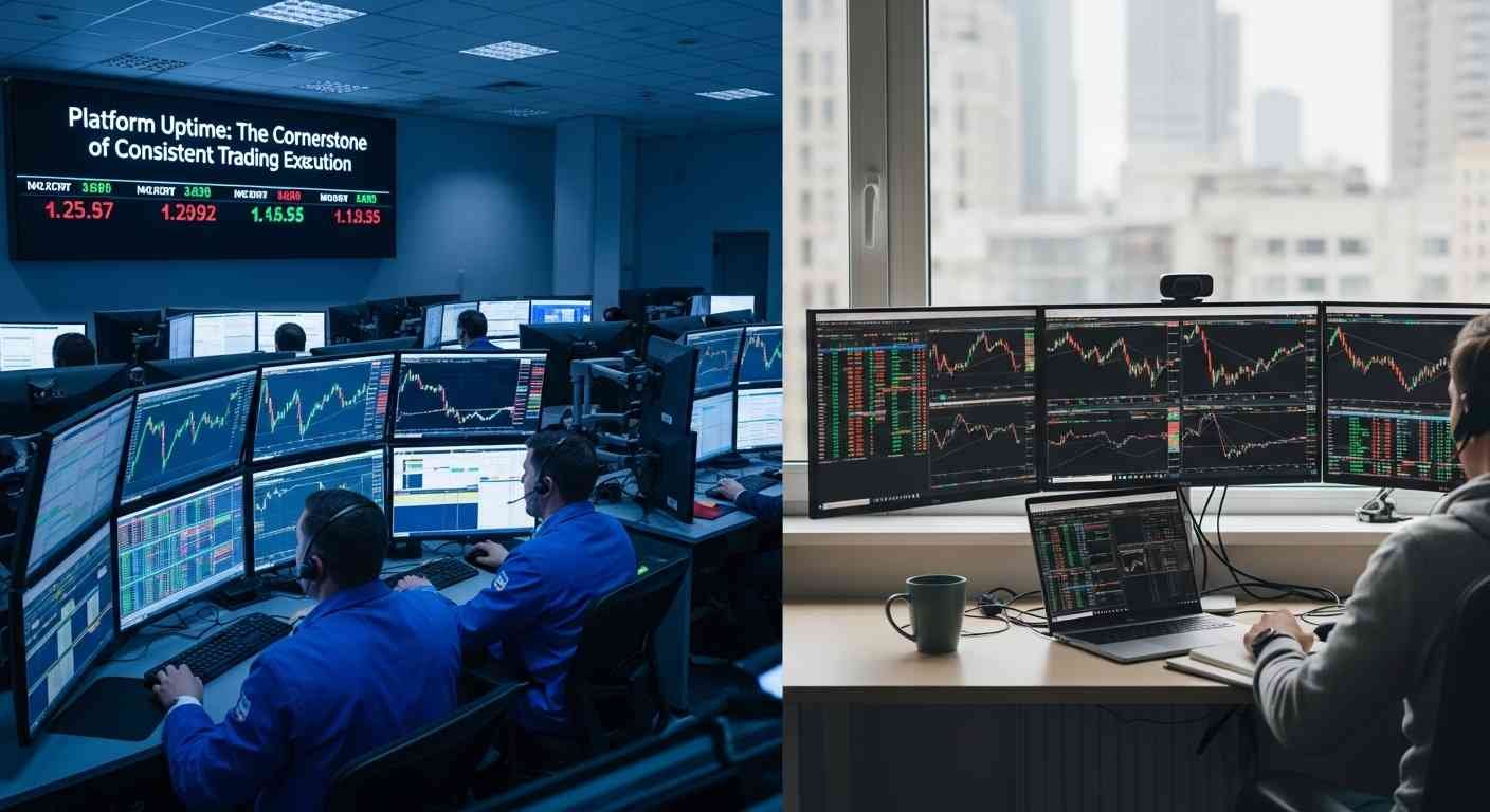 Why Platform Uptime Matters for Achieving Consistent Trading Execution IN Institutional and Retail Environments